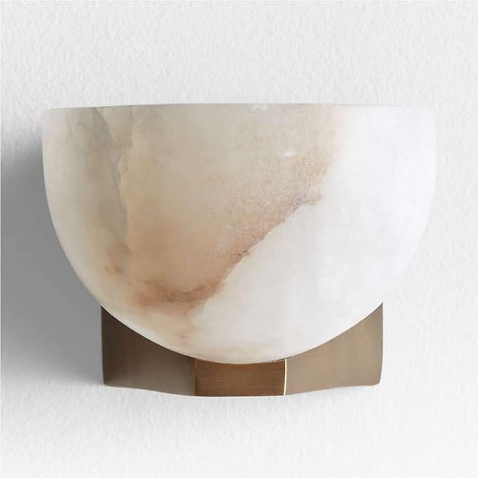 Alabaster Sconce Light, Ando Alabaster Sconce Light (Brass) | Amazon (US)