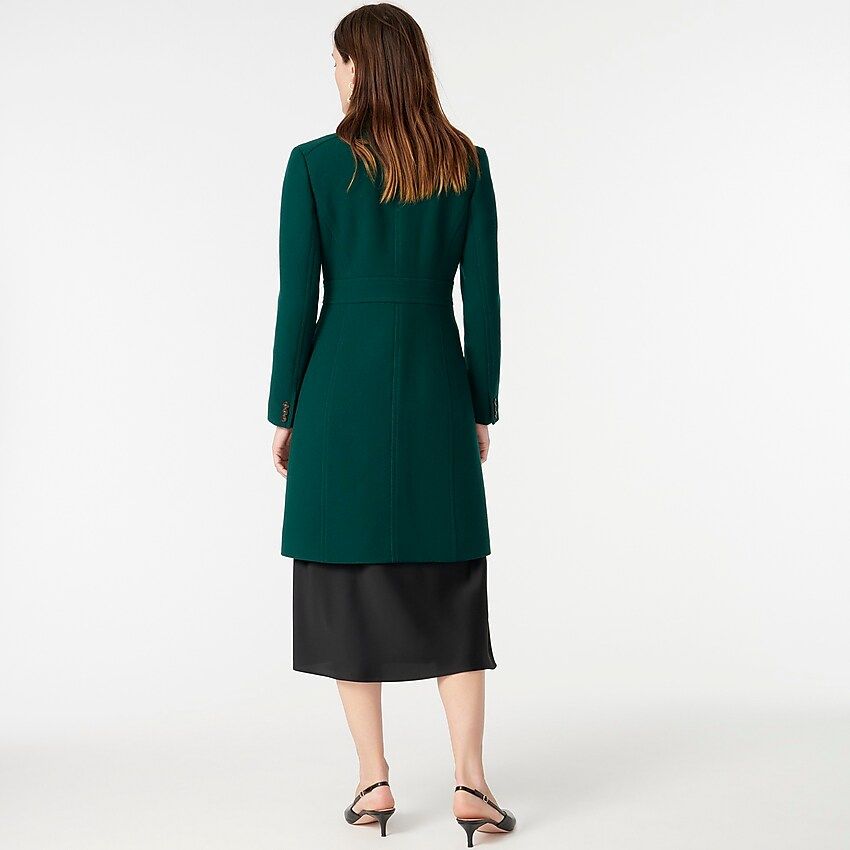 Classic day coat in Italian double-cloth wool with Thinsulate® | J.Crew US