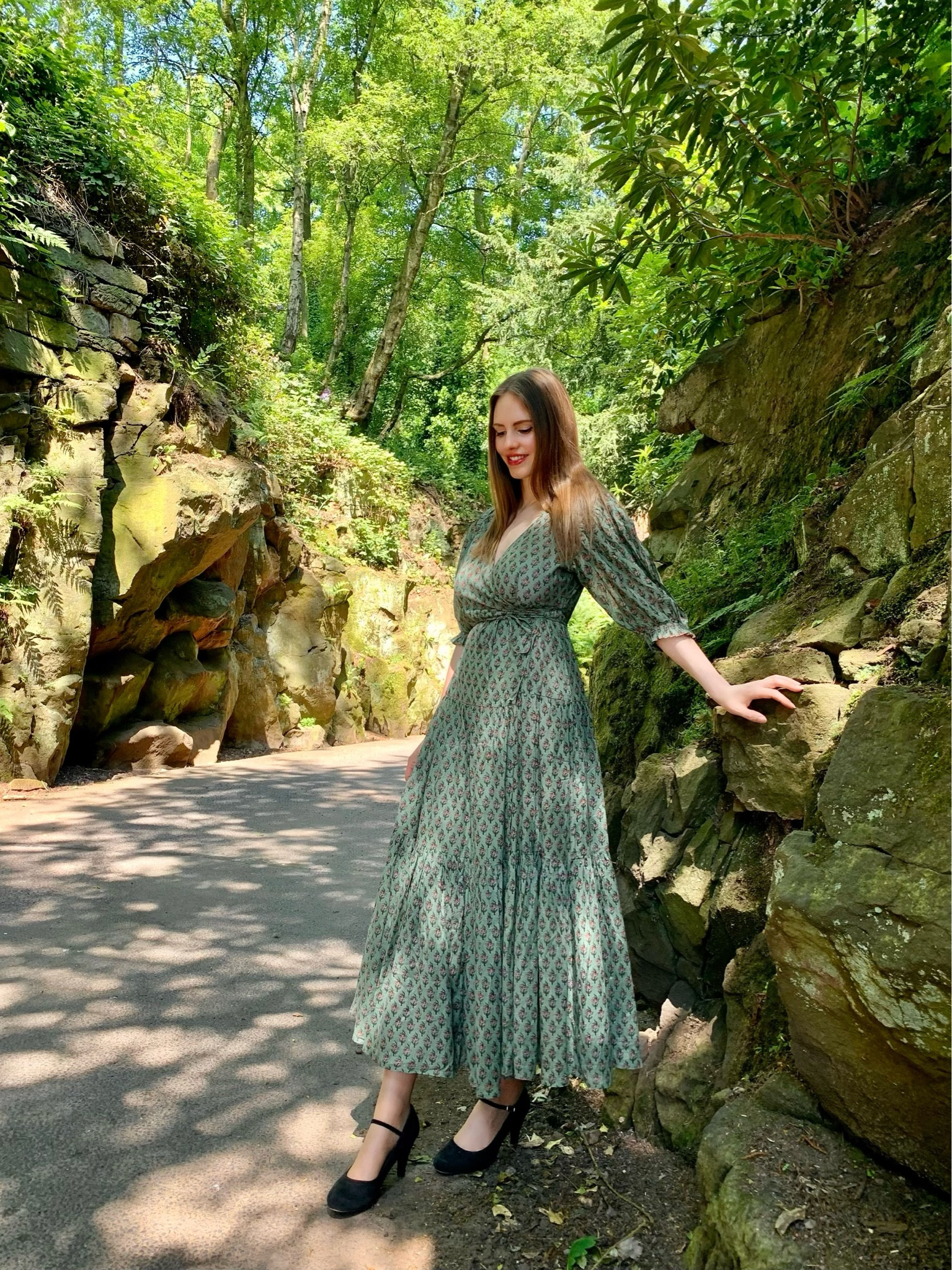 green emerald velvet dress Sita Maxi Dress ~ Green Lily main image 0