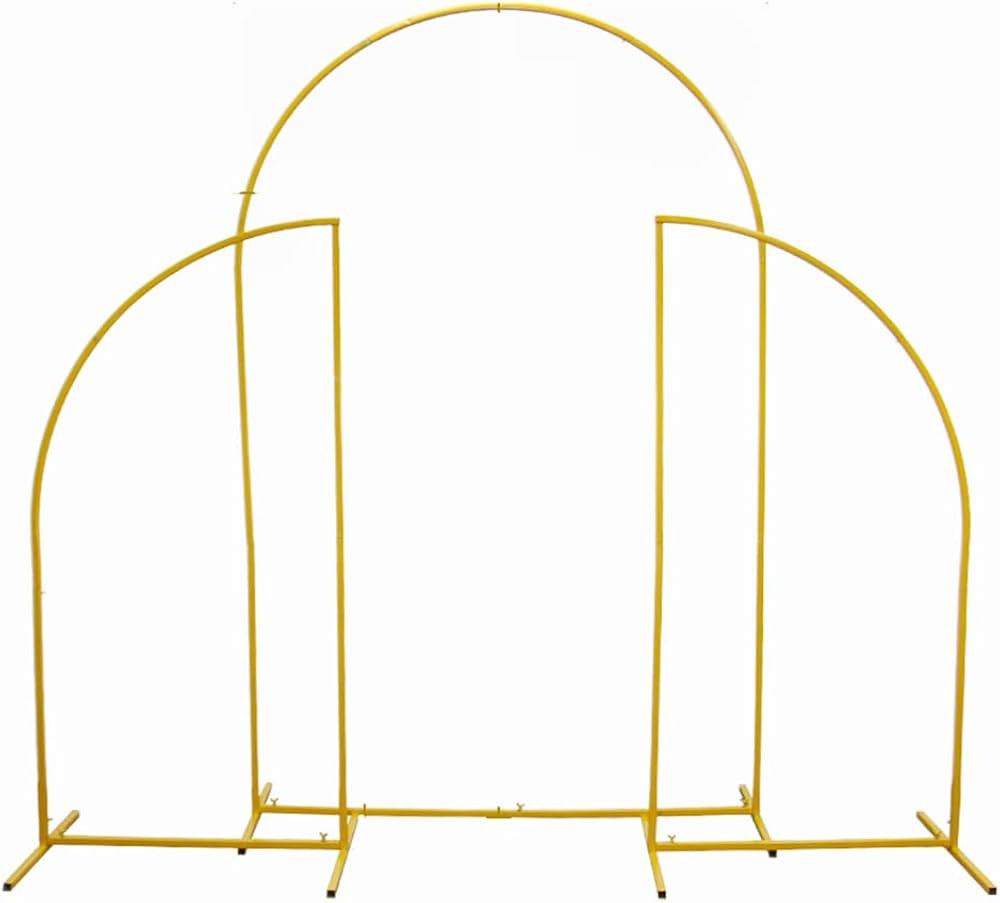 Wedding Arches for Ceremony,3Pcs/Set Wedding Arch Metal Geometric Irregular Garden Arch Easy Asse... | Amazon (US)