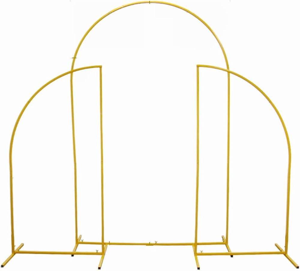 Wedding Arches for Ceremony,3Pcs/Set Wedding Arch Metal Geometric Irregular Garden Arch Easy Asse... | Amazon (US)
