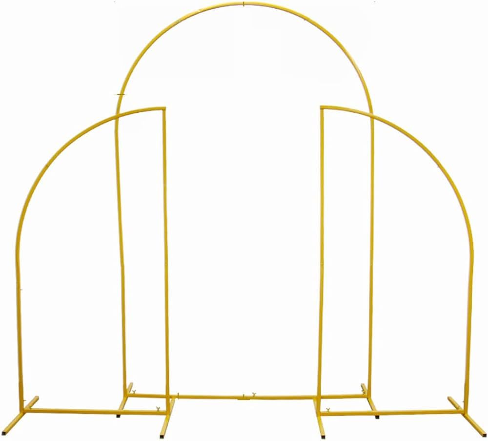 Wedding Arches for Ceremony,3Pcs/Set Wedding Arch Metal Geometric Irregular Garden Arch Easy Asse... | Amazon (US)