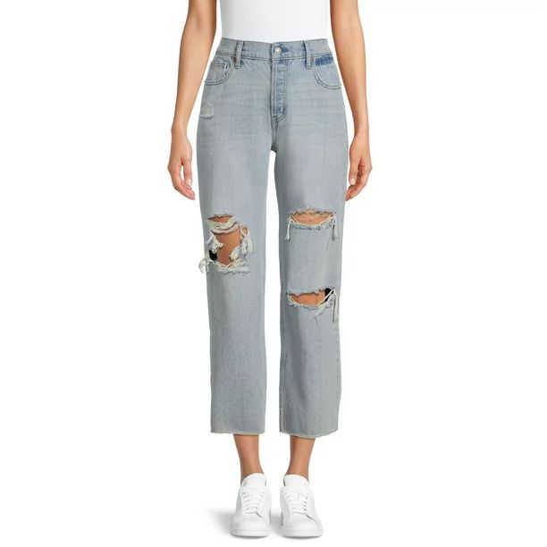 Vanilla Star Women's Juniors Low Rise Baggy Jeans - Walmart.com | Walmart (US)