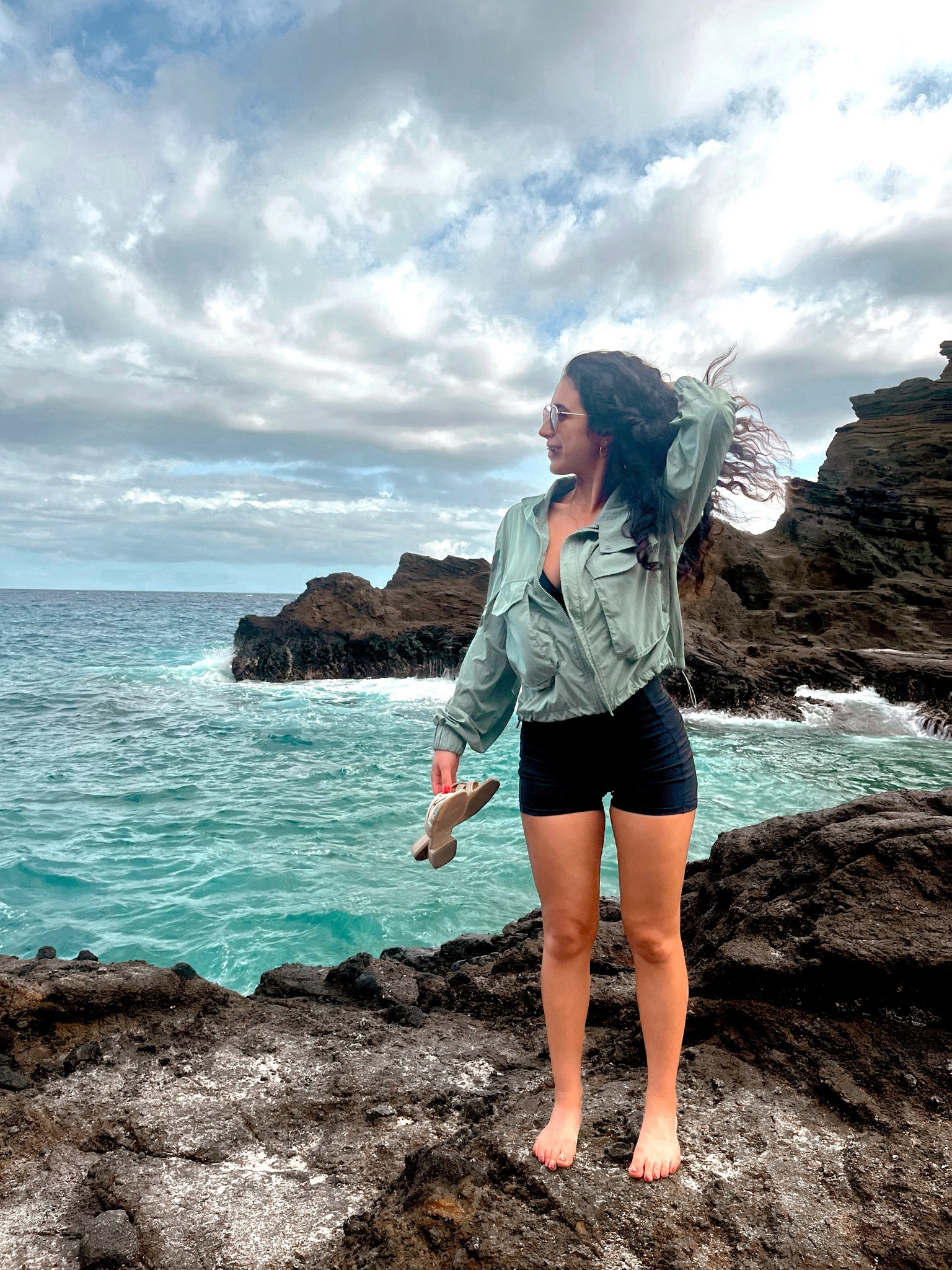 Activewear is essential for adventuring and hiking in Hawaii! I loved having this lightweight jacket to protect me from the wind and sun while staying cool. 💨☀️🌊

#LTKSwim #LTKFitness #LTKActive