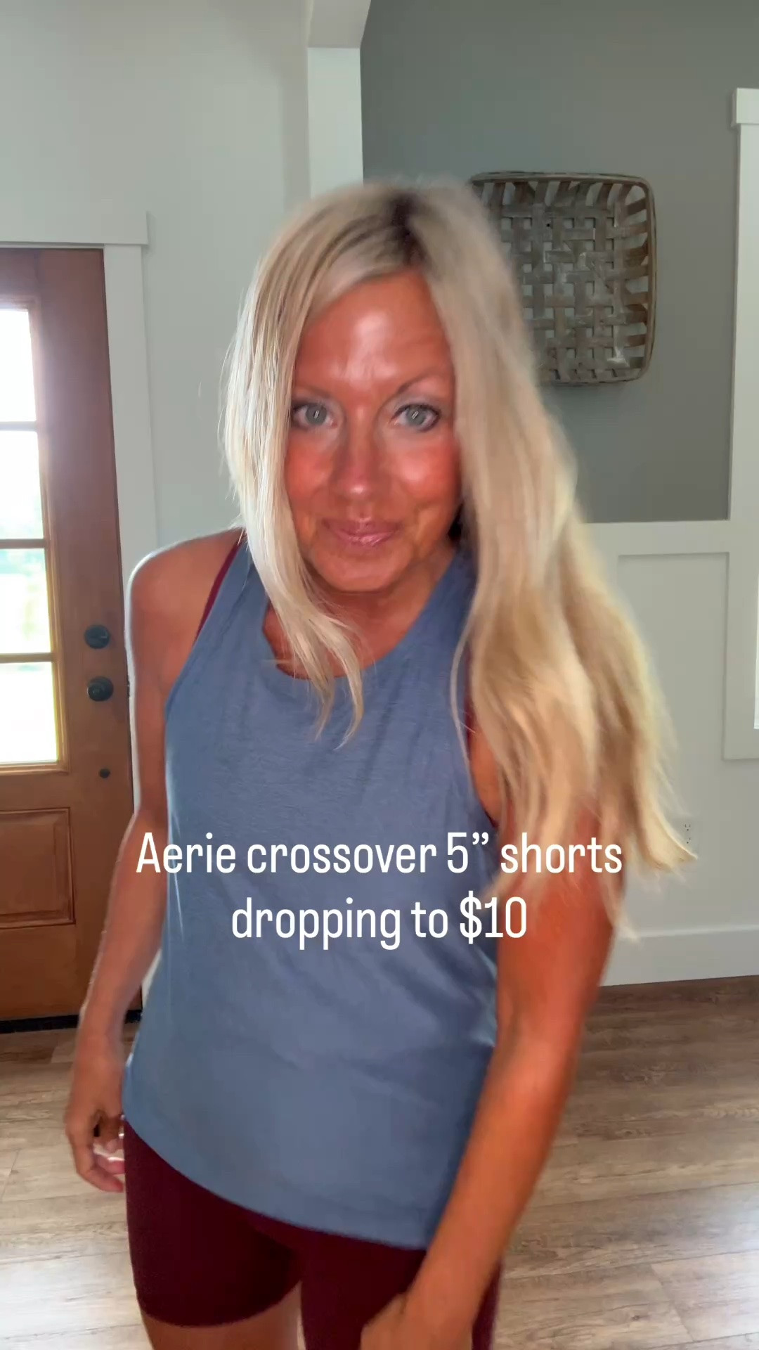 Workout OOTD 
Aerie workout shorts are dropping to $10 today.  These are so comfortable.  Matching sports bras also on deal.  Find them 🔗👇.   #ad@Aerie

#LTKootd #LTKSaleAlert #LTKfitnessgoals