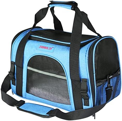 Pet Carrier,Airline Approved Three-Sided Opening for Small Medium Cats Dogs Puppies,Portable and Fol | Amazon (US)