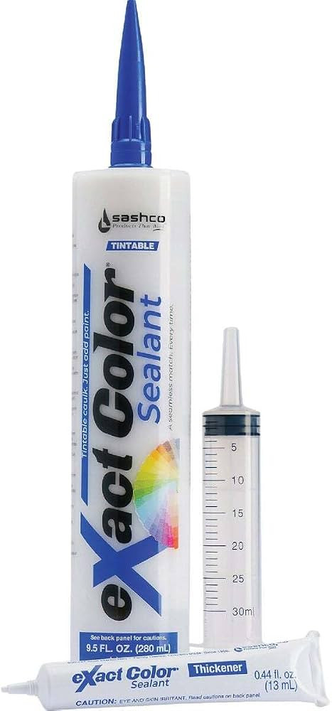 9.5 oz Sashco 12010 eXact color High Performance Acrylic Latex Sealant | Amazon (US)
