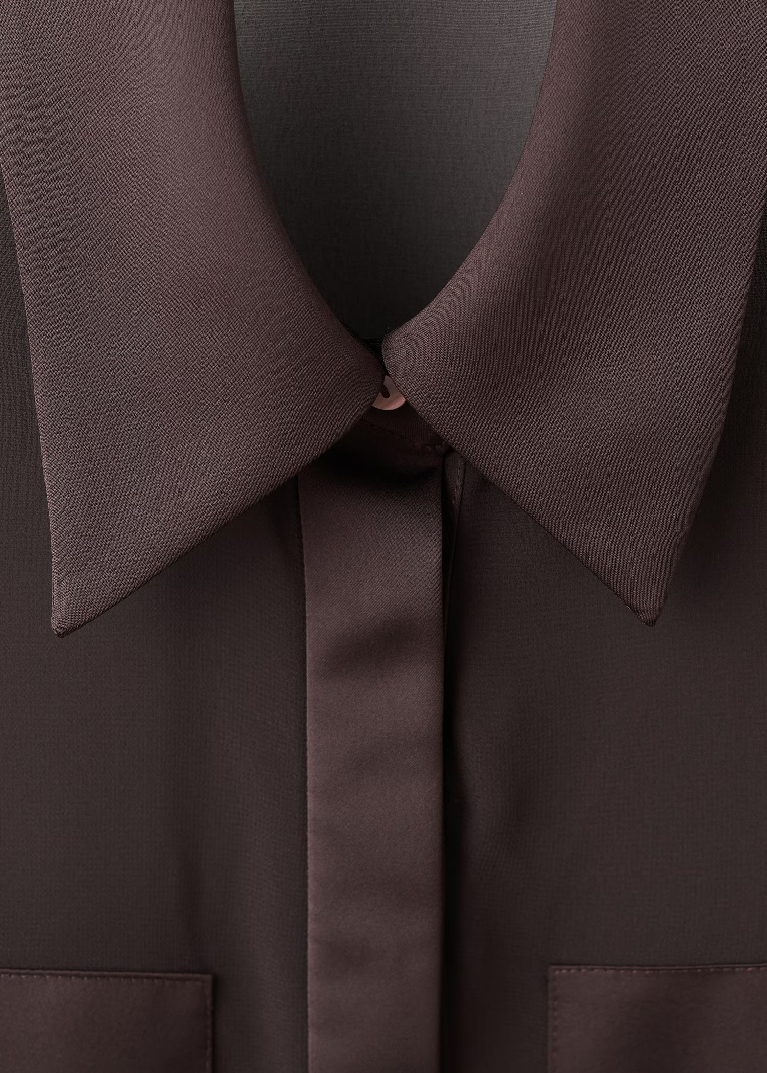 Semi-transparent blouse with patches | Mango (US/MX/AU)