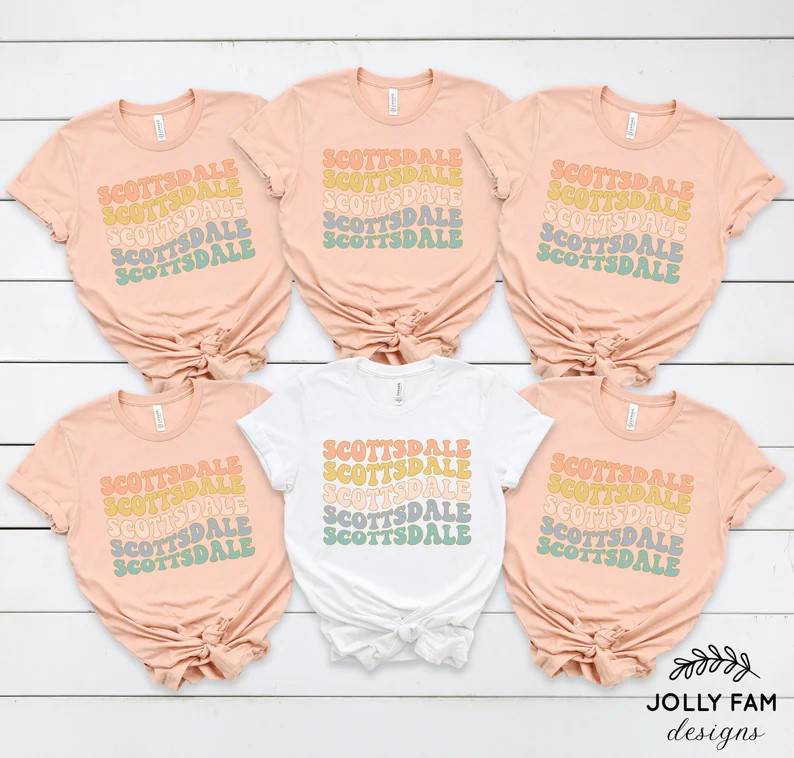 Scottsdale Bachelorette Party Shirts Scottsdale Girl's - Etsy | Etsy (US)