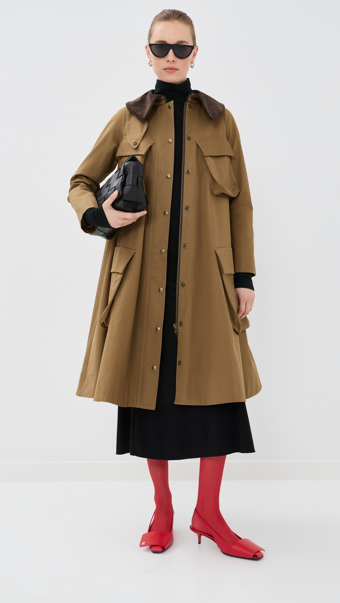 Long Flared Trench Coat | Shopbop