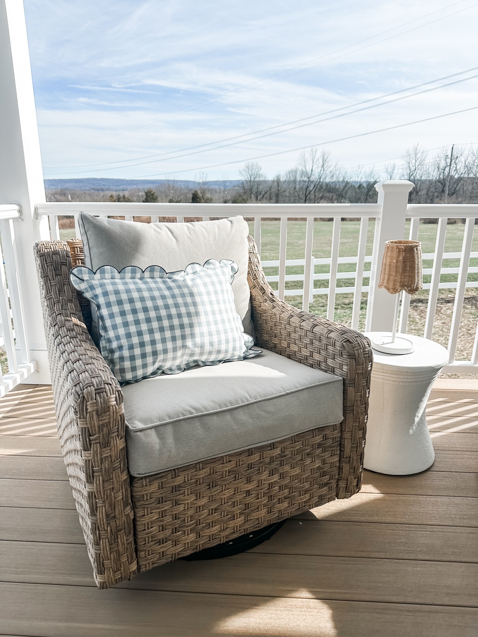 Doorbuster alert!!! My rechargeable cordless scalloped lamps are on sale for $32! Originally $80! Also, this accent table is 30% off and this cute gingham scalloped pillow is on sale for $10!!

Patio furniture, patio decor, outdoor furniture, outdoor pillows, coastal decor, beach house decor, beach decor, coastal home decor, coastal decorating, coastal interiors, coastal house decor, beach style, neutral home decor, modern traditional, traditional home decor,  hamptons style, Nantucket style, classic coastal, timeless, blue & white home decor, coastal grandmillennial, coastal grandmother, coastal granddaughter, Nancy Meyers style

#LTKHome #LTKStyleTip #LTKFindsUnder50