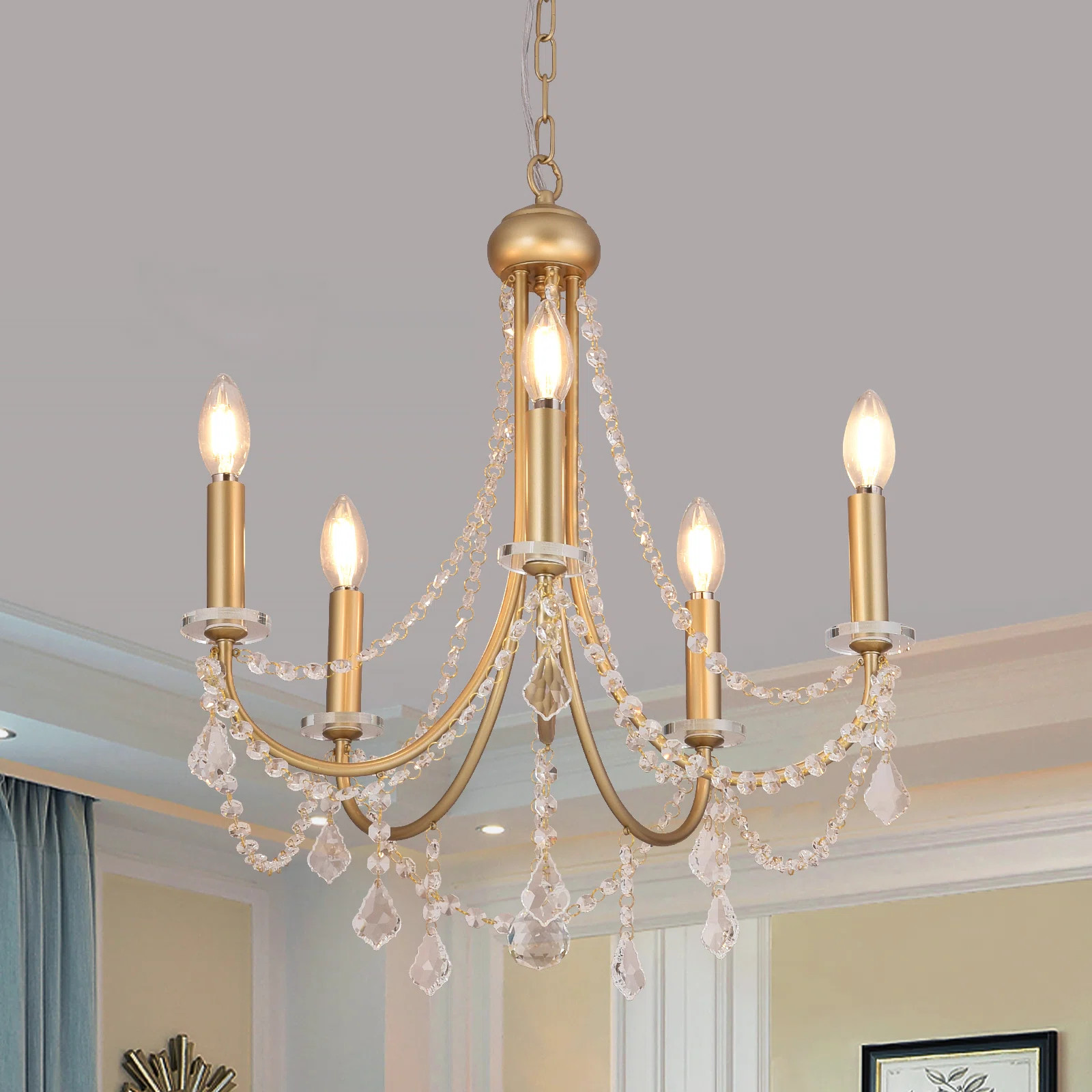 5 - Light Candle Style Chandelier | Wayfair UK