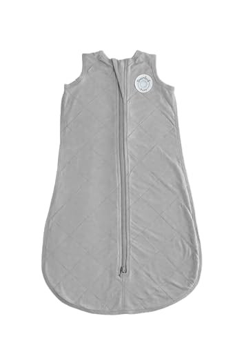 Dreamland Baby Lightweight Bamboo Viscose Sleep Sack (12-24 Months). 1.0 TOG Ultra Soft Blanket w/ 2-Way Zipper. 95% Viscose, 5% Spandex (Grey). Mom-Owned US Business, Premium Materials | Amazon (US)