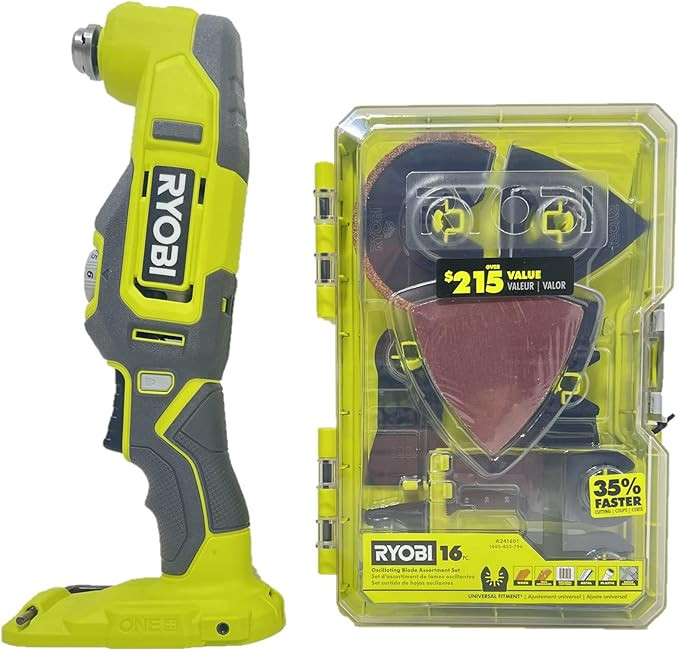 Ryobi 18-Volt Cordless Multi-Tool with 16-Piece Oscillating Multi-Tool Blade Accessory Set – PC... | Amazon (US)