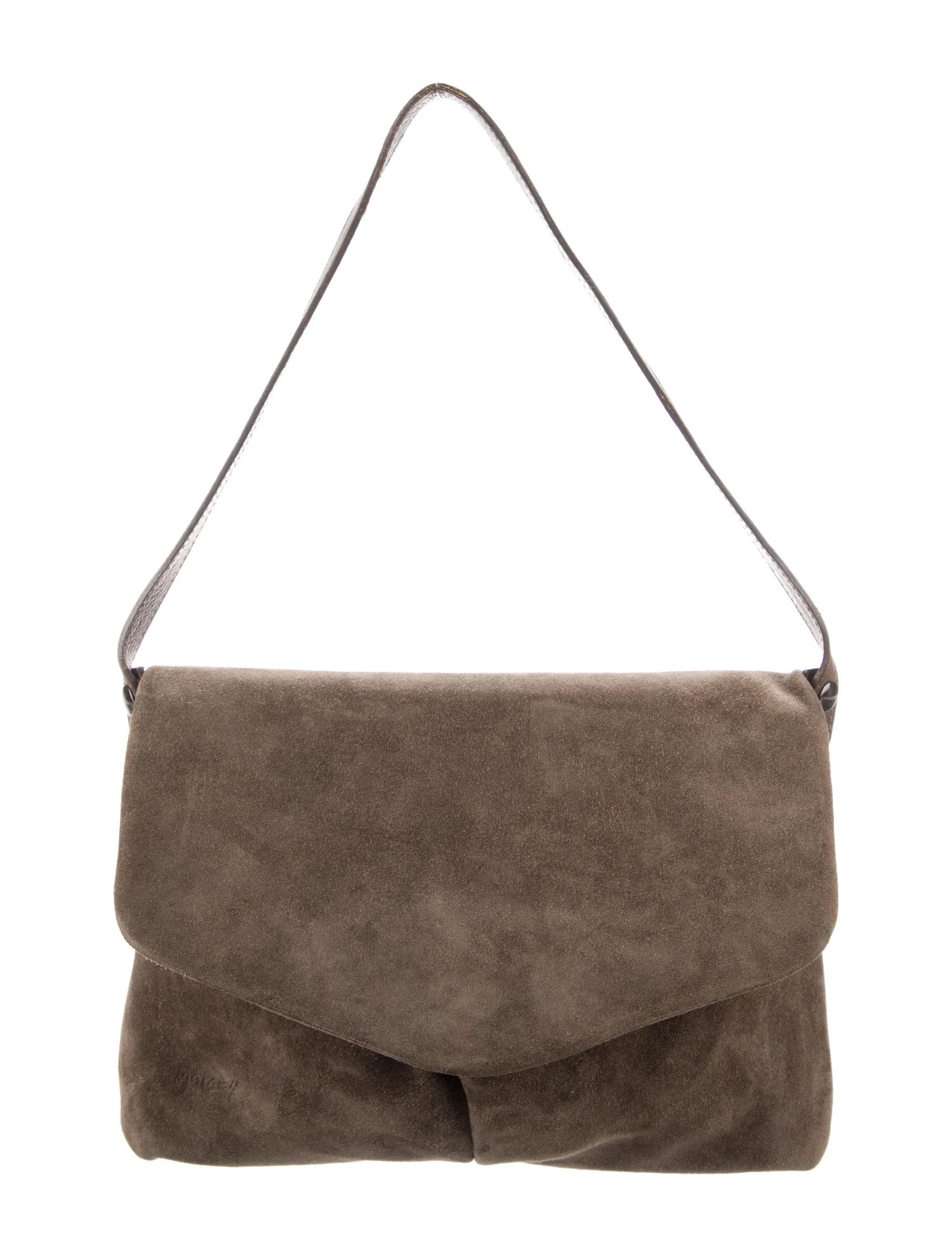 Suede and Leather Shoulder Bag | The RealReal