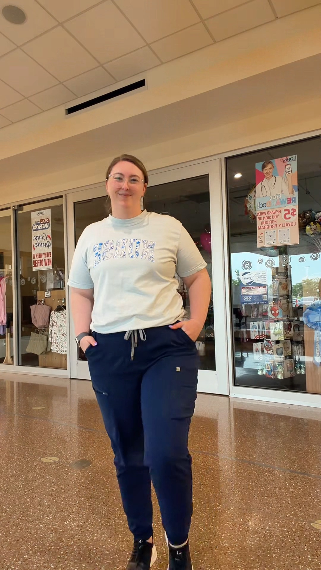 How cute is this “nurse” shirt?! And these @Fabletics scrub pants are some of my favorites !

#LTKootd #LTKMidsize #LTKWorkwear