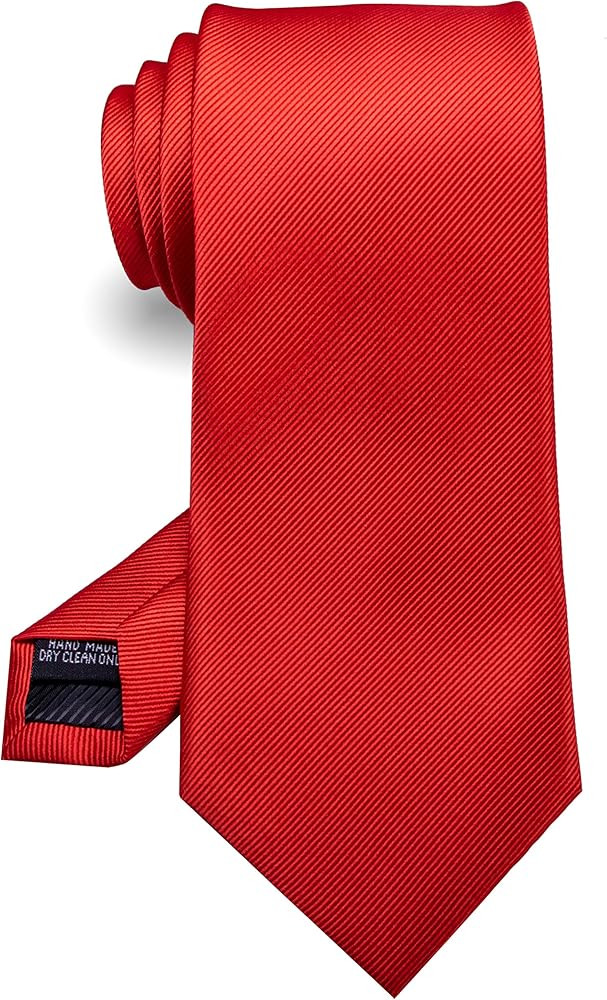 RBOCOTT Solid Color Tie Formal Necktie for Men | Amazon (US)