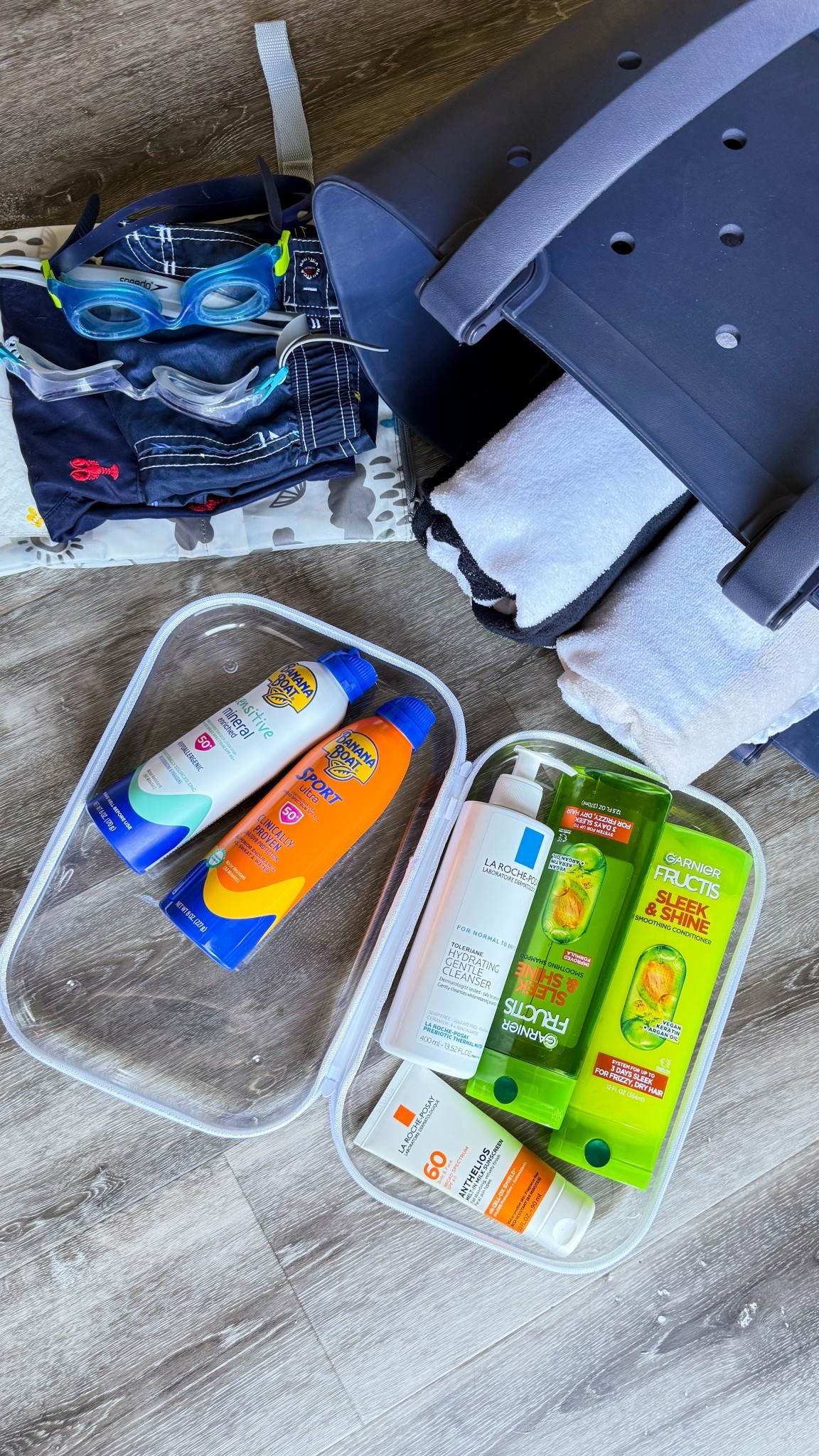Poolside essentials….some of my favorite products that we pack in our pool bag!  Shampoo, conditioner, sunscreen and facial cleanser.  

#LTKSwim #LTKItBag #LTKFamily