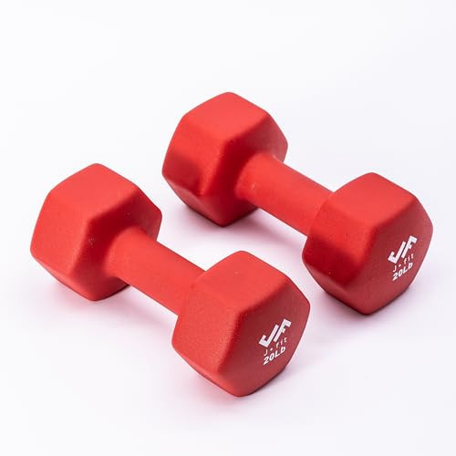JFIT Neoprene Dumbbell (Set of 2), 20 LBS | Amazon (US)