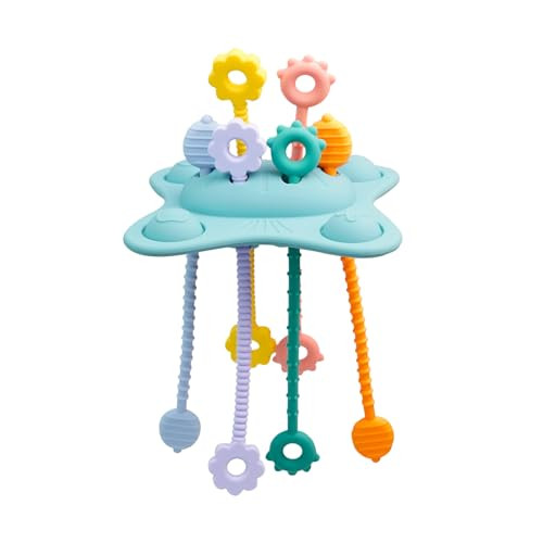 SILI FACTORY Baby Montessori Toys for 6-12-18 Months,Silicone Baby Pull String Toys, Educational Toys for Toddlers 1-3,Sensory Toys for Boys & Girls,Teething Toys-Birthday Gifts for Baby/Toddler | Amazon (US)