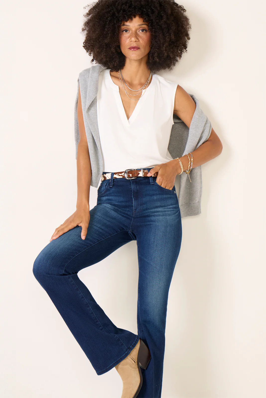 Bex Split Neck Tank | Evereve