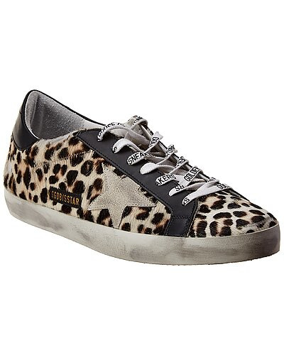 Golden Goose Superstar Haircalf & Leather Sneaker | Gilt