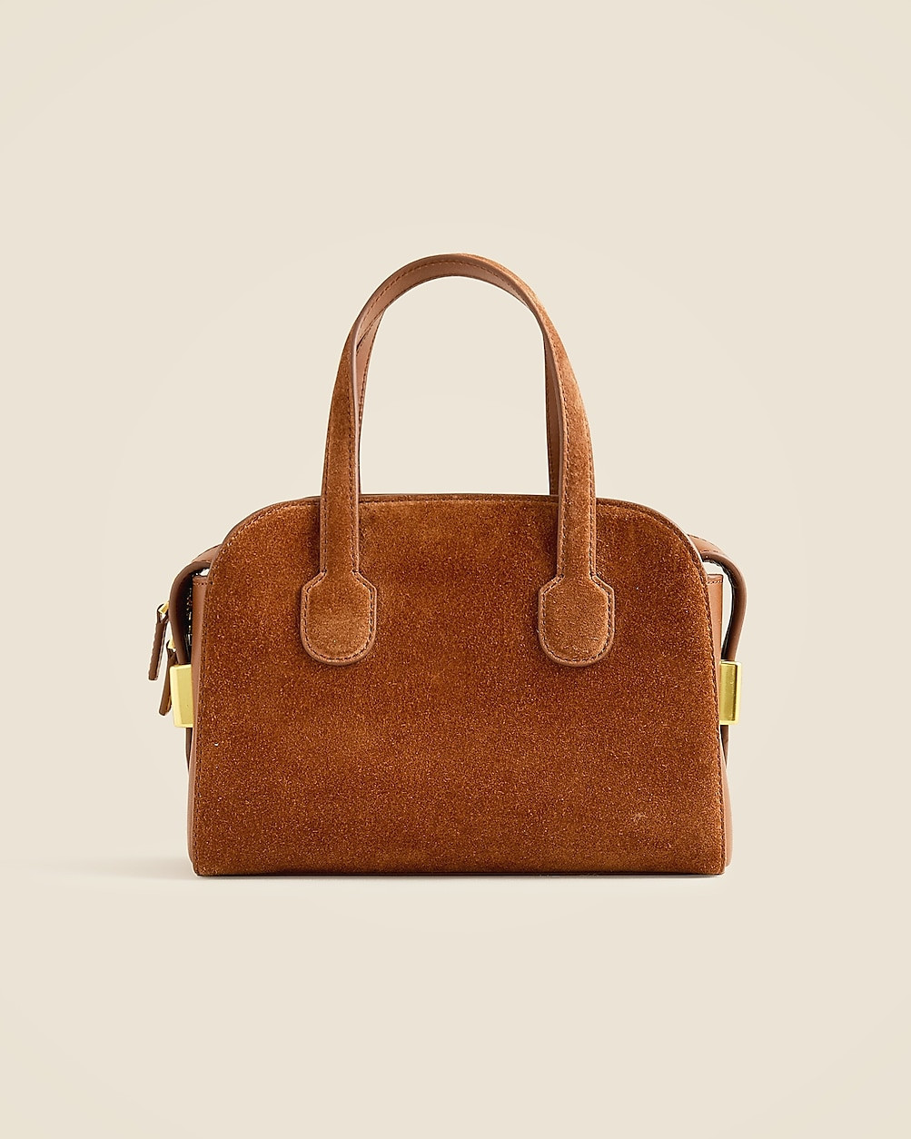 Small Berkeley top-handle bag in suede and leather | J. Crew US