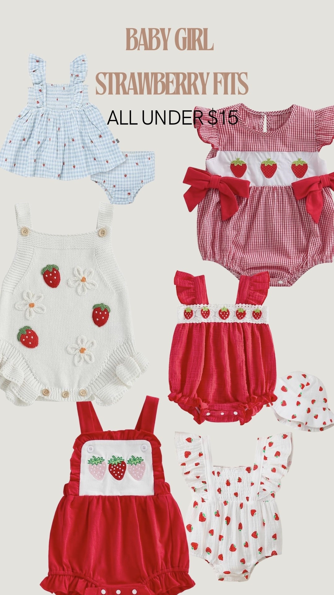 All the berry cutest strawberries for your bby girl 🍓

#LTKBaby