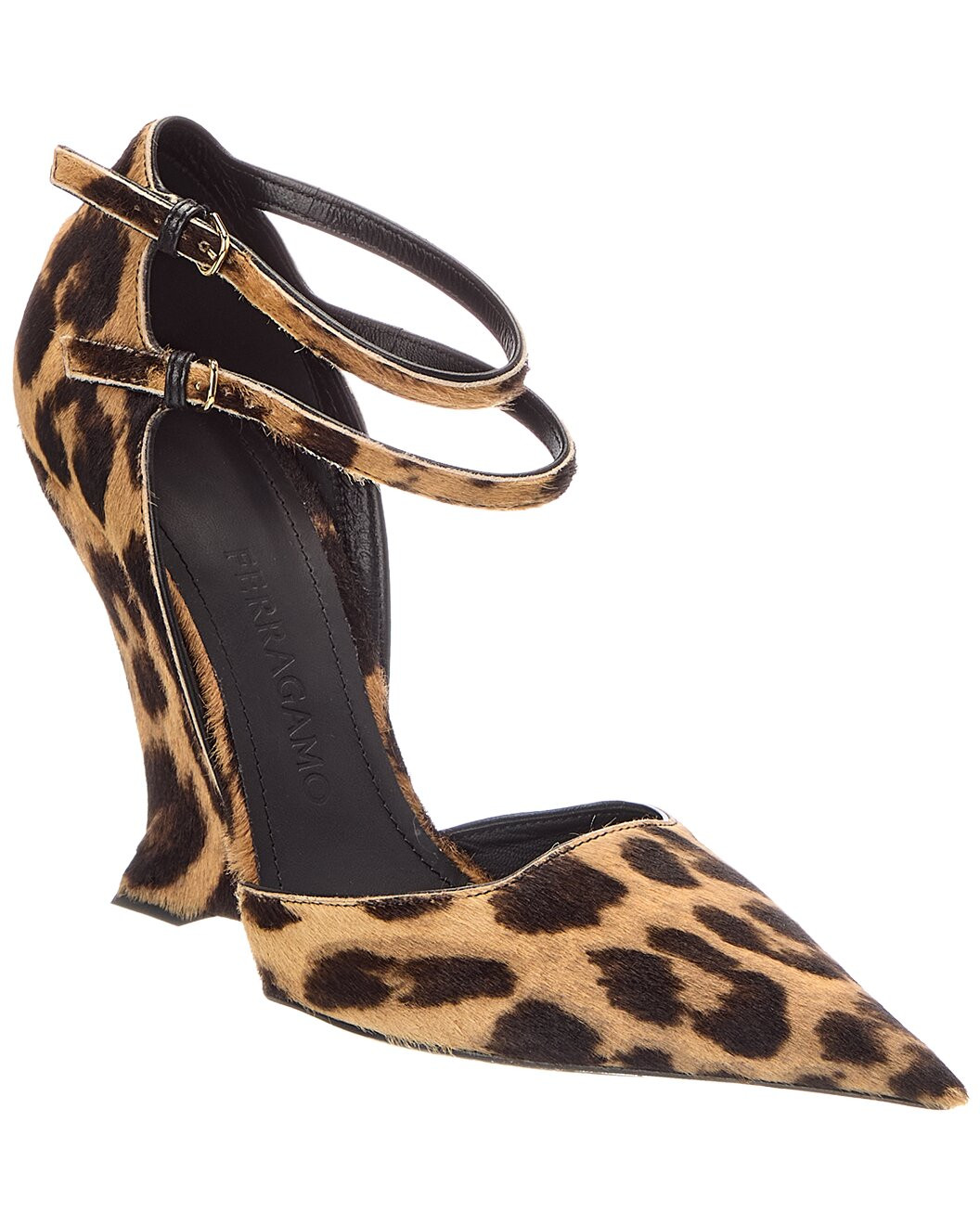 Ferragamo Vidya X5 100 Leather Pump | Gilt & Gilt City