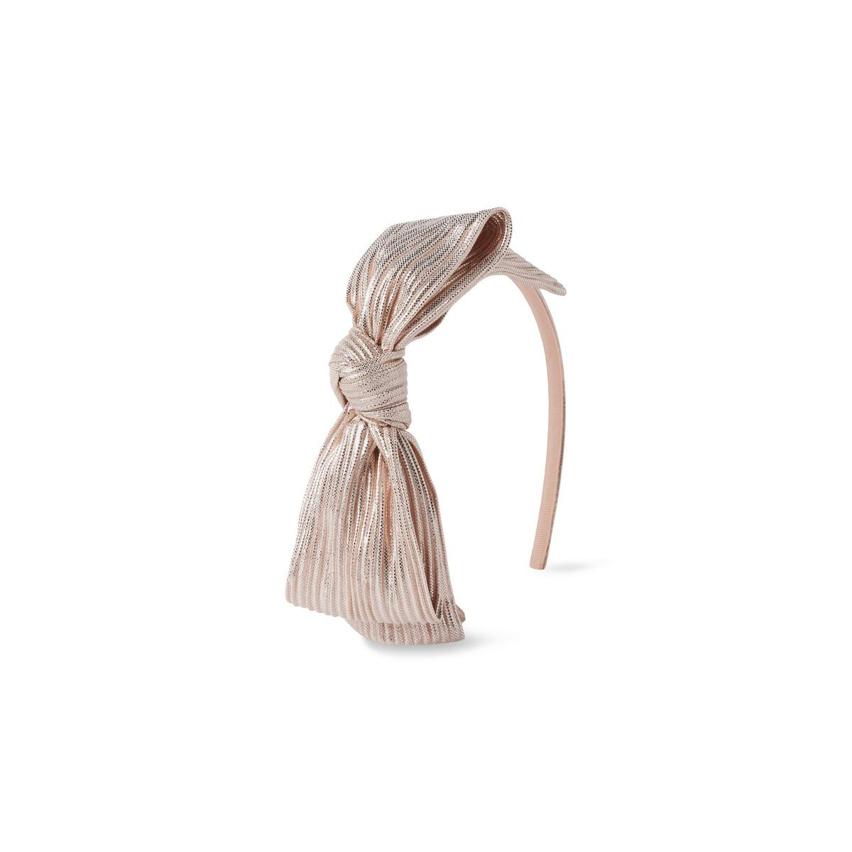 Metallic Plisse Bow Headband | Janie and Jack