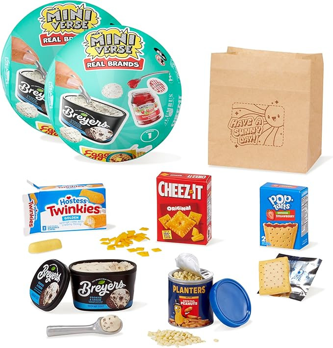 MGA's Miniverse Real Brands, 2-Pack, Mini Collectibles - Mystery Blind Packaging, Food Brands, Re... | Amazon (US)