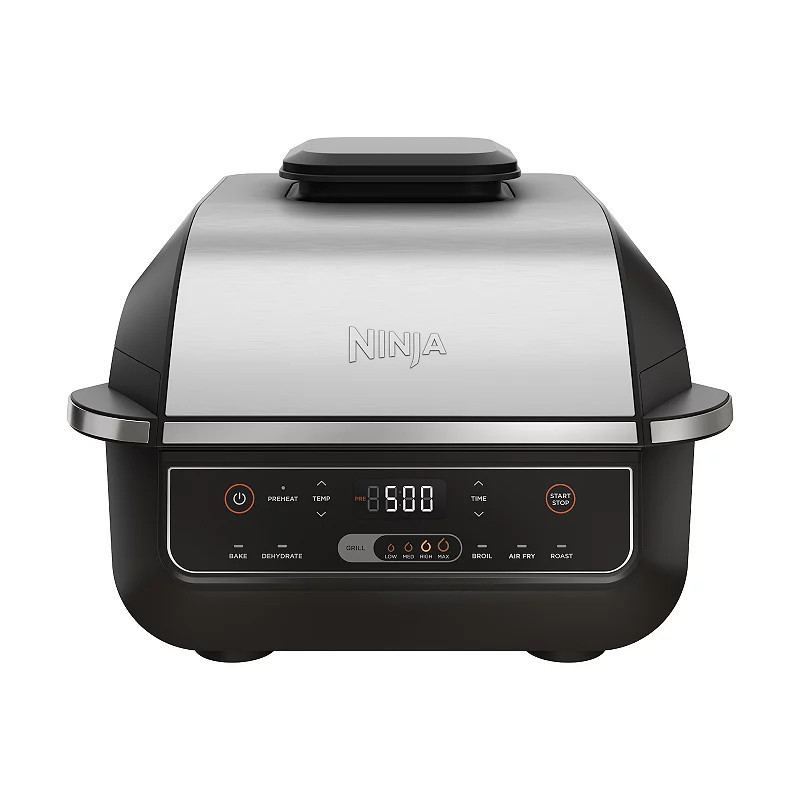 Ninja Foodi 6-in-1 Indoor Grill & Air Fryer Plus Broil, Bake, Roast & Dehydrate, Black | Kohl's