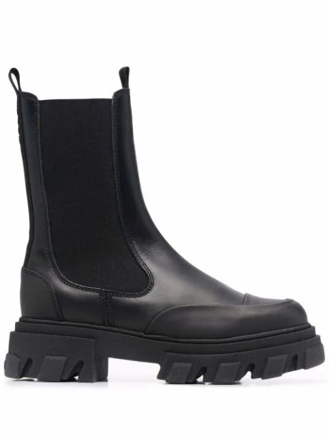 mid Chelsea ankle boots | Farfetch (UK)