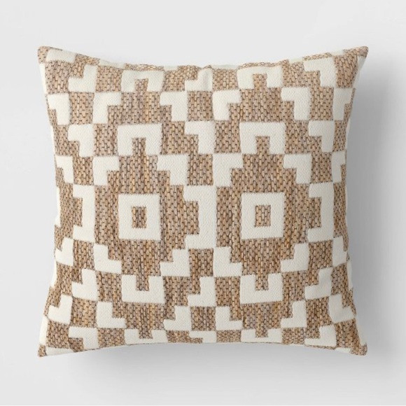 New. Pillow Modern Jute pillow Geometric Design by Project 62’ Collection | Poshmark