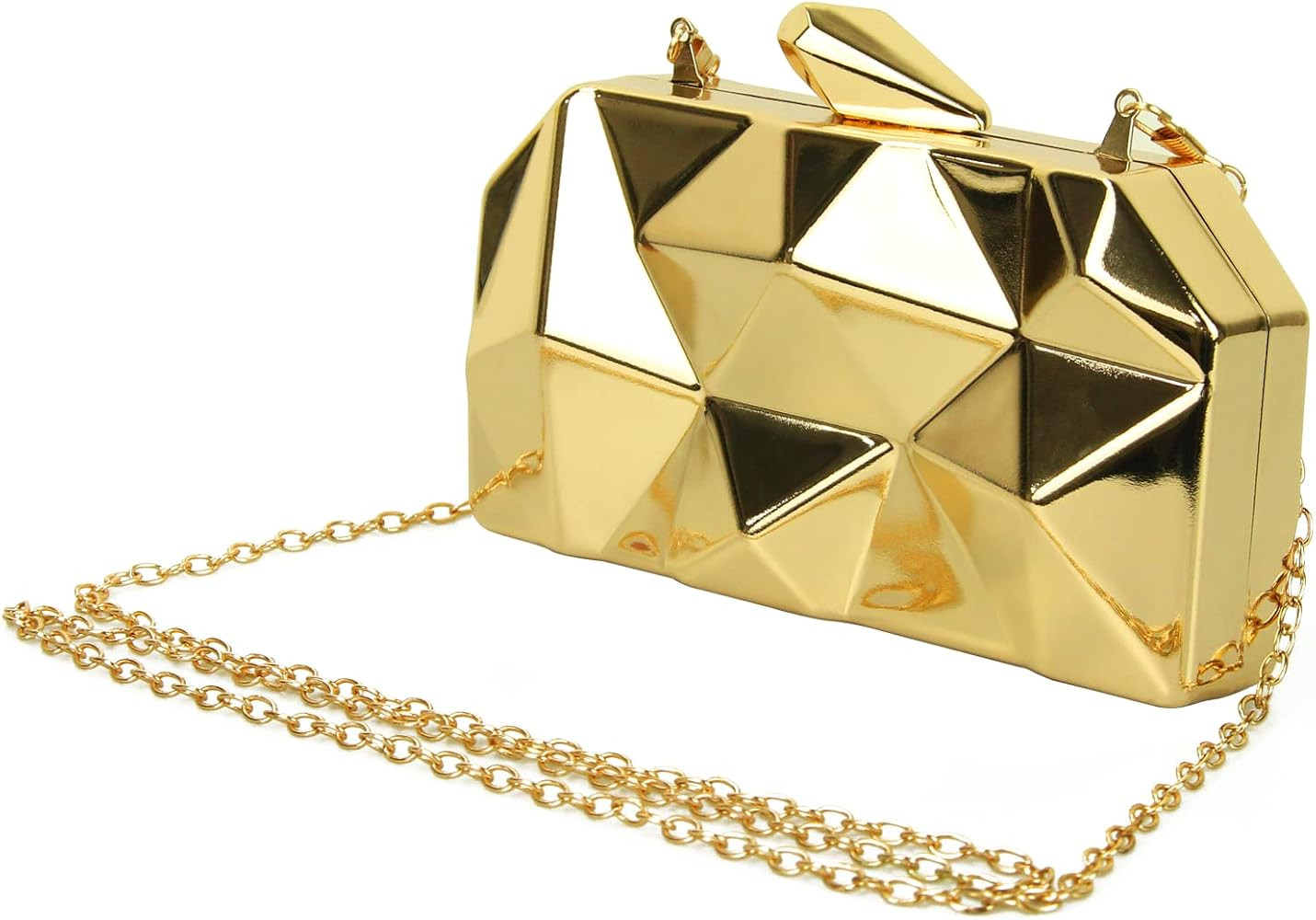 AmoVee Clutch with Chain Strap, Clutch Purses for Women Wedding，Evening Handbag for Party, Prom... | Amazon (US)