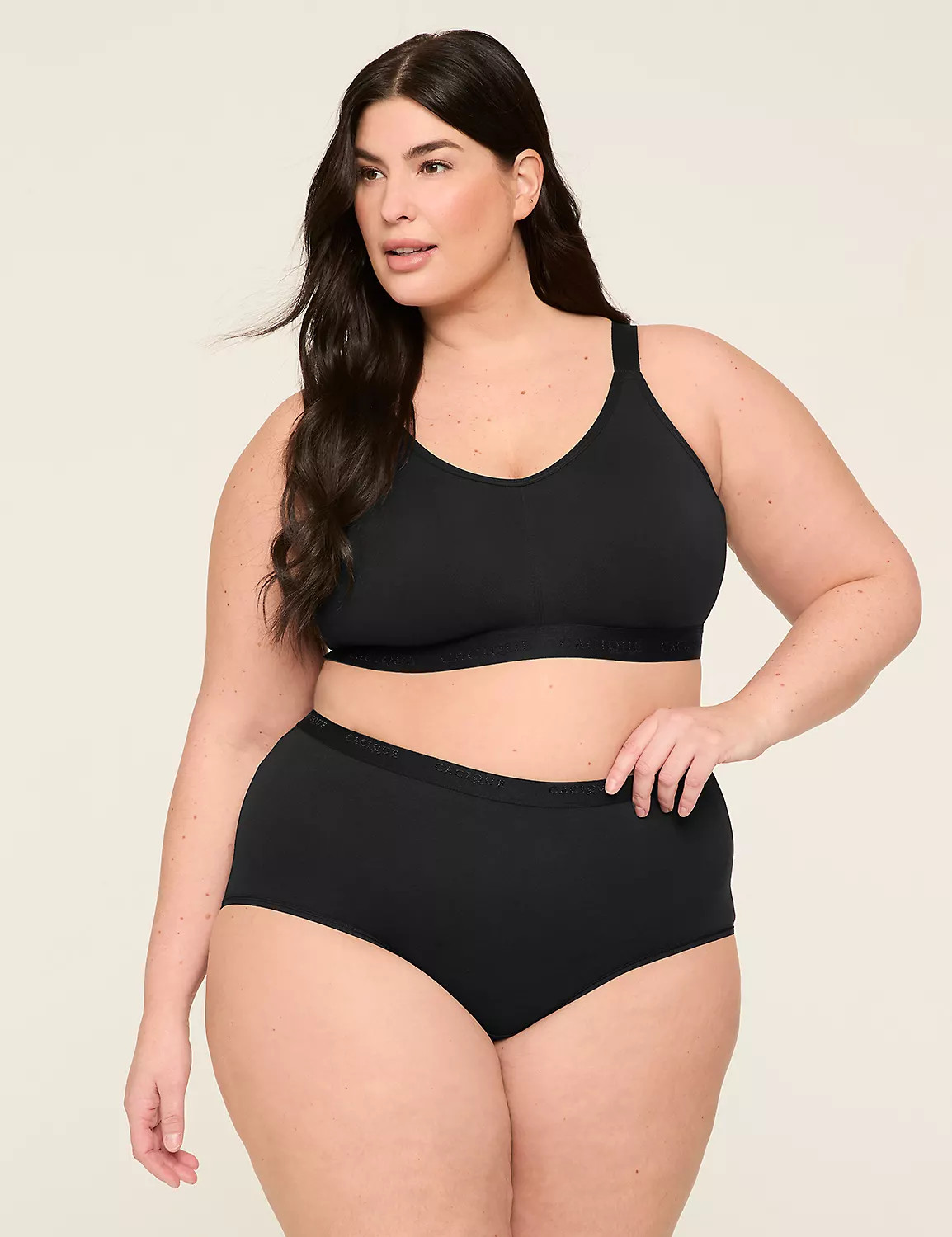 Cotton Scoop-Neck Unlined No-Wire Bra | Lane Bryant (US)