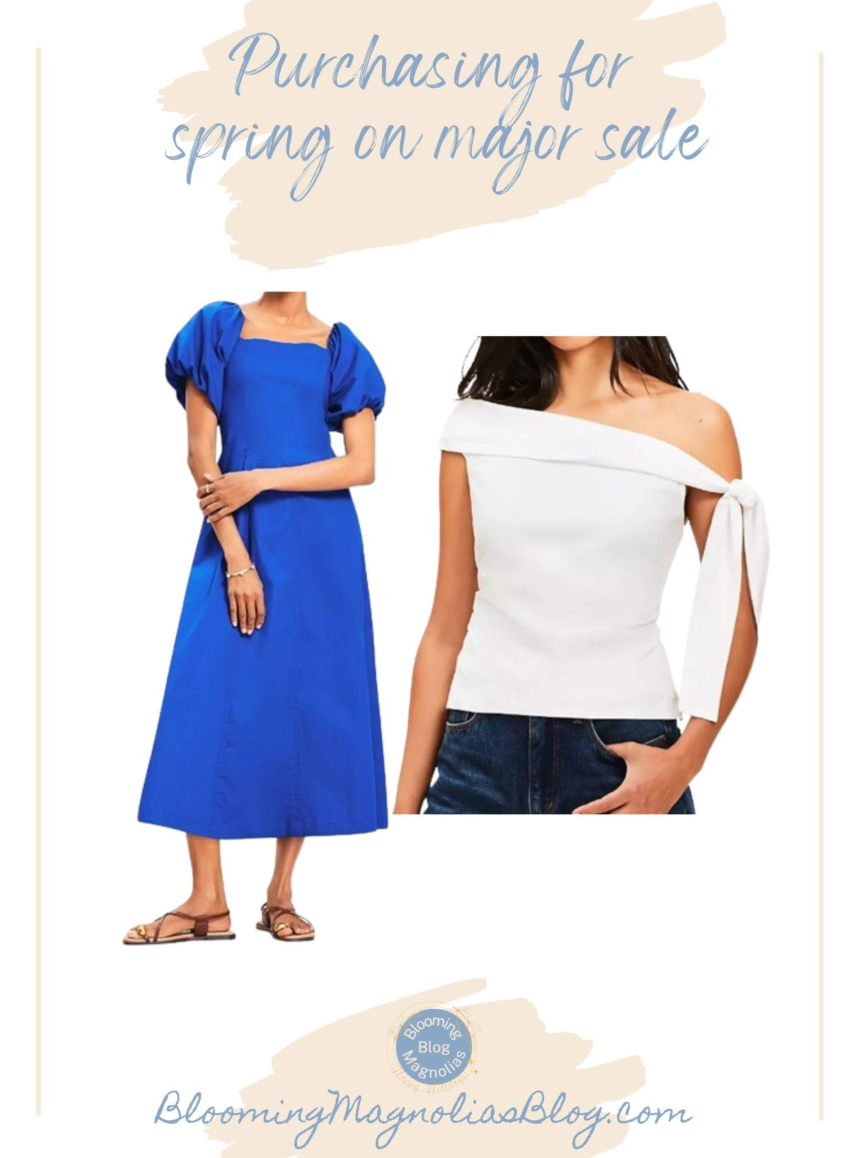 It may be cold, but spring will soon be here! I recently purchased a bag I'm head over heels for (second hand, actually), and when I saw this dress, I knew it would be a match in heaven. And this top is too cute not to buy. Both on major sale and still in stock! 

 #LTKstorytime #LTKSaleAlert #LTKFindsUnder50