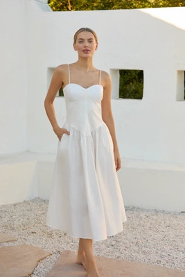 Encantadore Emma Drop-Waist Midi Dress | Anthropologie (US)