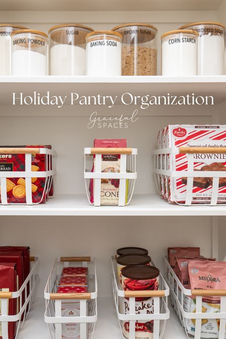 ✨Tis’ the season to bake all the holiday desserts✨ Get your pantry organized in time for the holiday season to make all your hosting, cooking, and baking a breeze! 

#LTKhome #LTKsalealert #LTKHoliday
