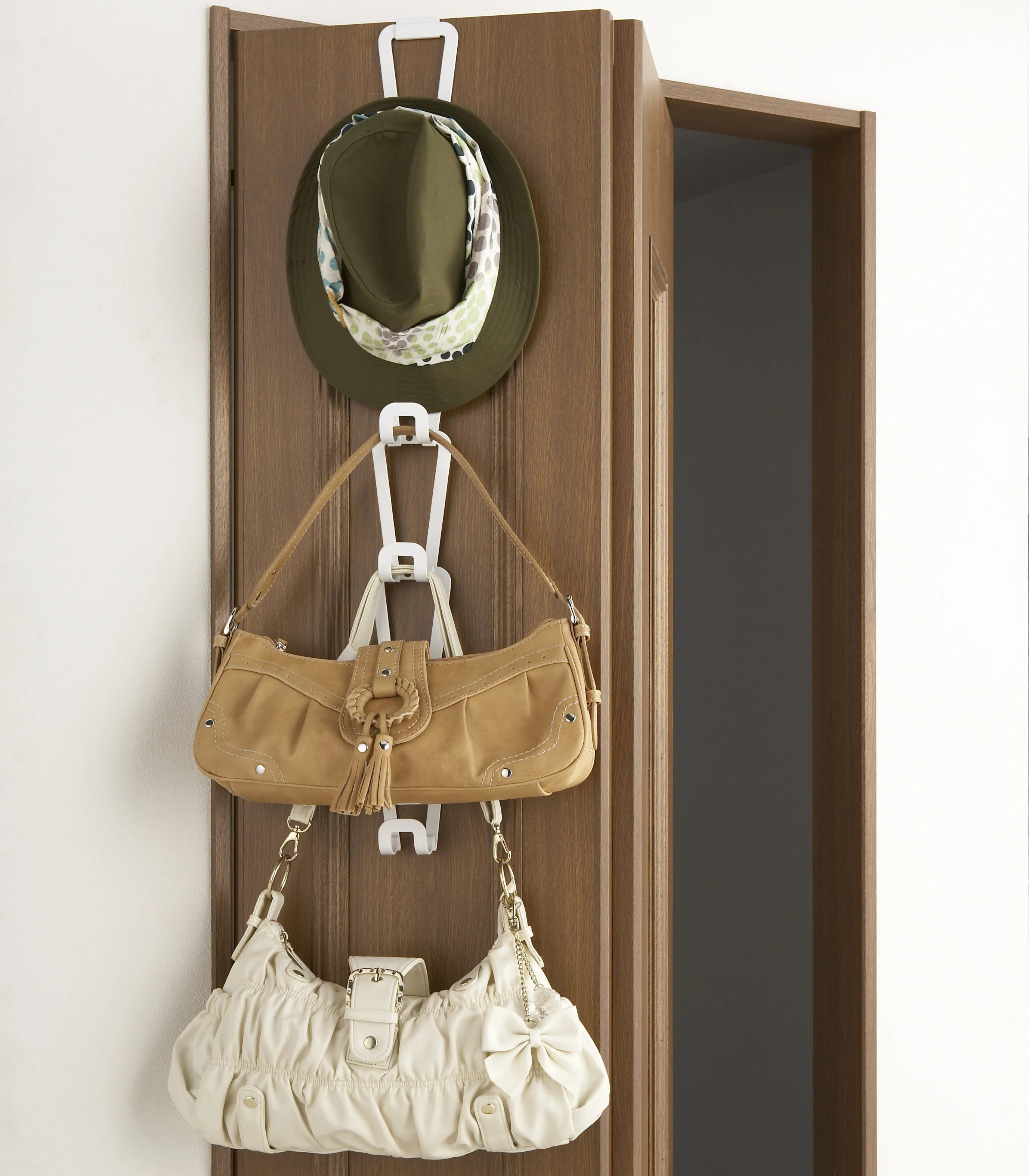 Cascading Storage Hooks - Steel | Yamazaki Home