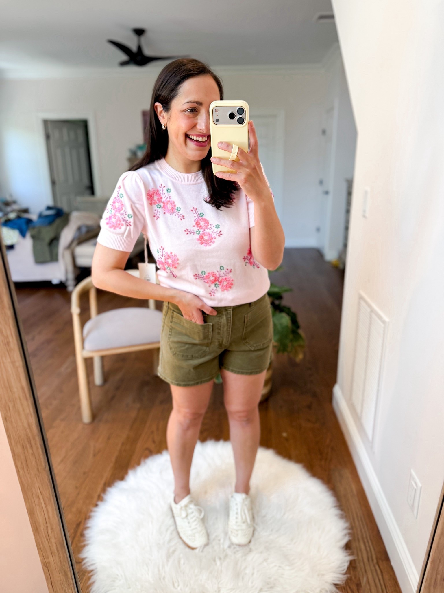 Walmart outfit 
Sweater: medium
Shorts: size 8

#LTKootd #LTKgrwm #LTKdayinmylife