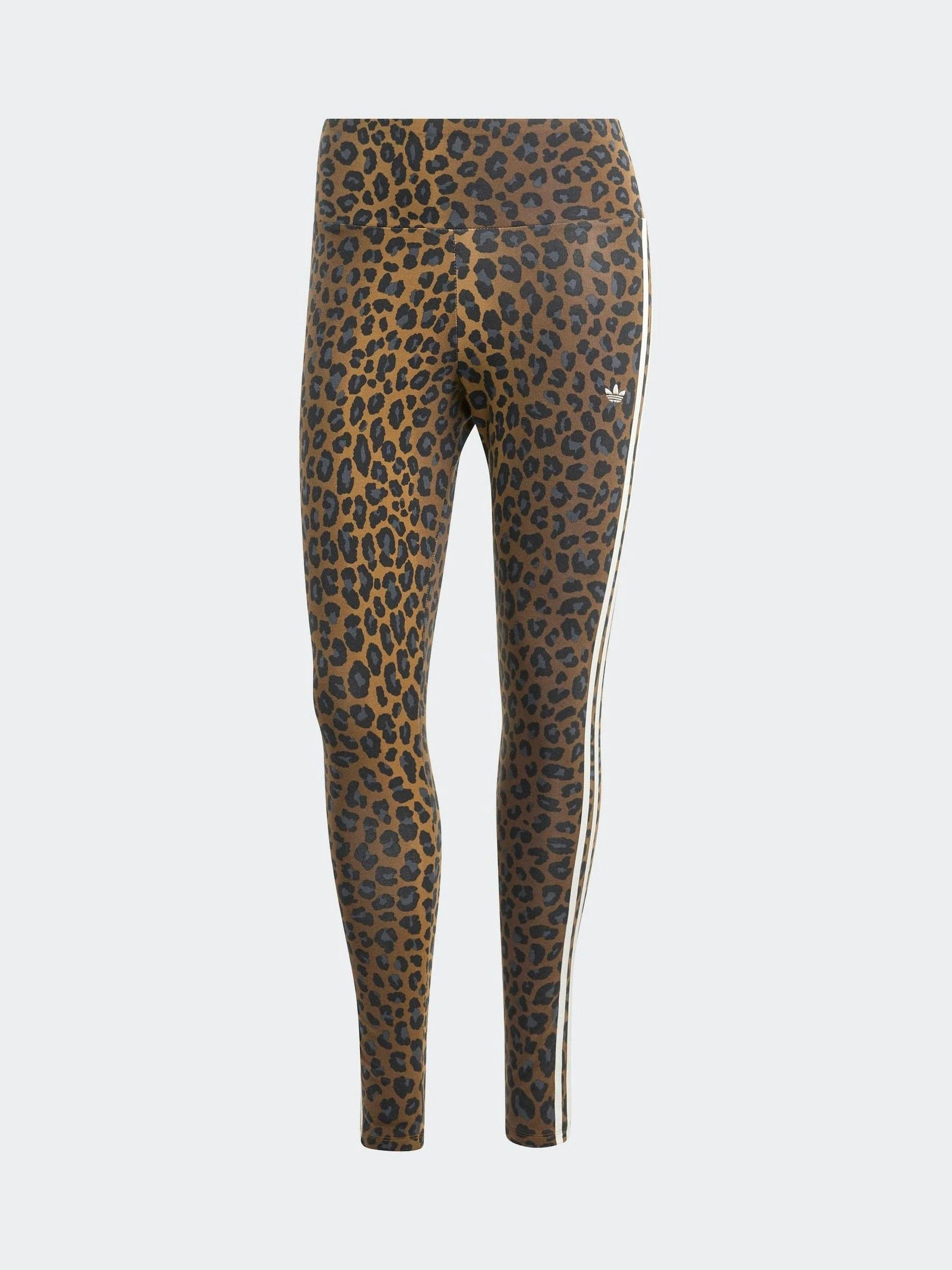 adidas originals adidas Originals Animal Leopard 3-Stripes Legging | Next US