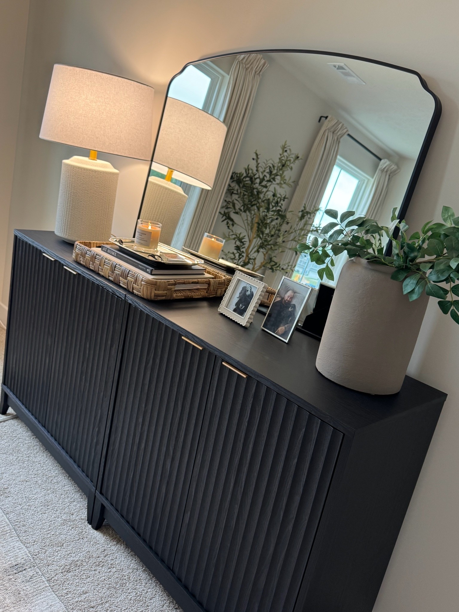 Black sideboard, office console, fluted console, home office

#LTKSaleAlert #LTKHome #LTKSeasonal