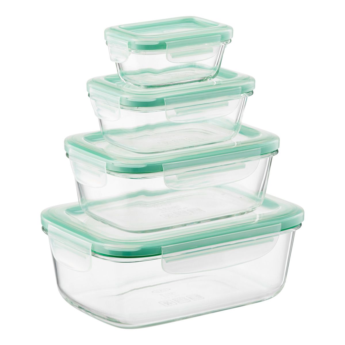 SNAP Glass Food Storage Set | The Container Store