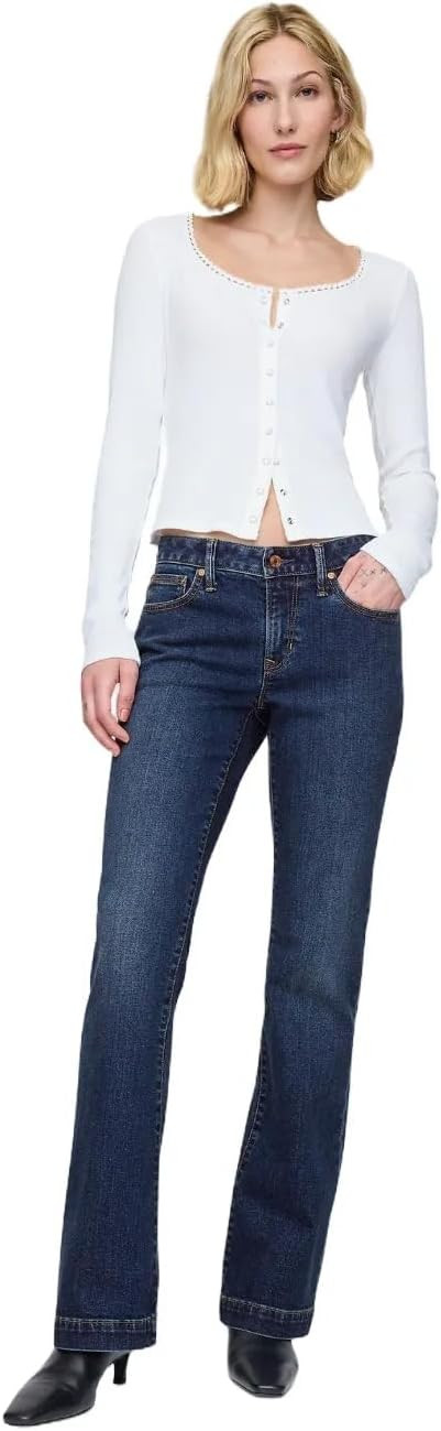 Gap Women's Long and Lean Fit Denim Jean | Amazon (US)