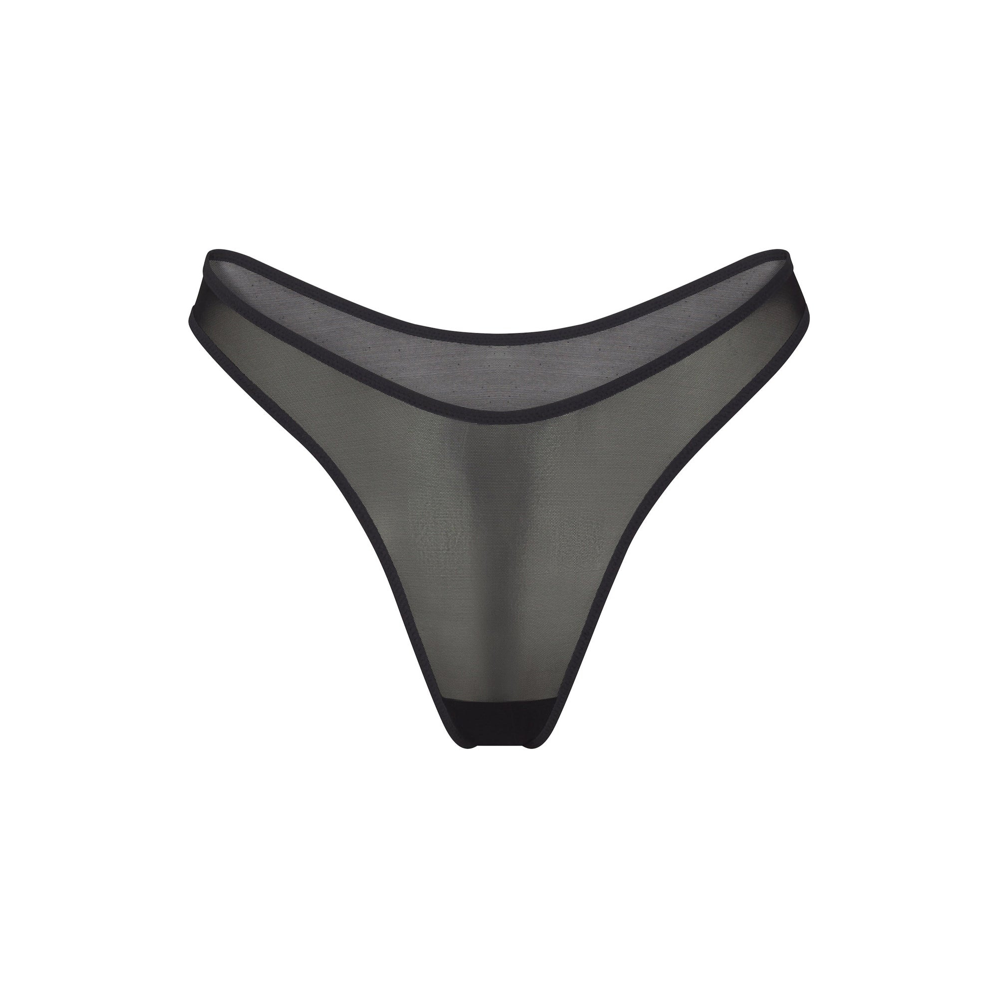 ULTRA FINE MESH THONG | ONYX | SKIMS (US)