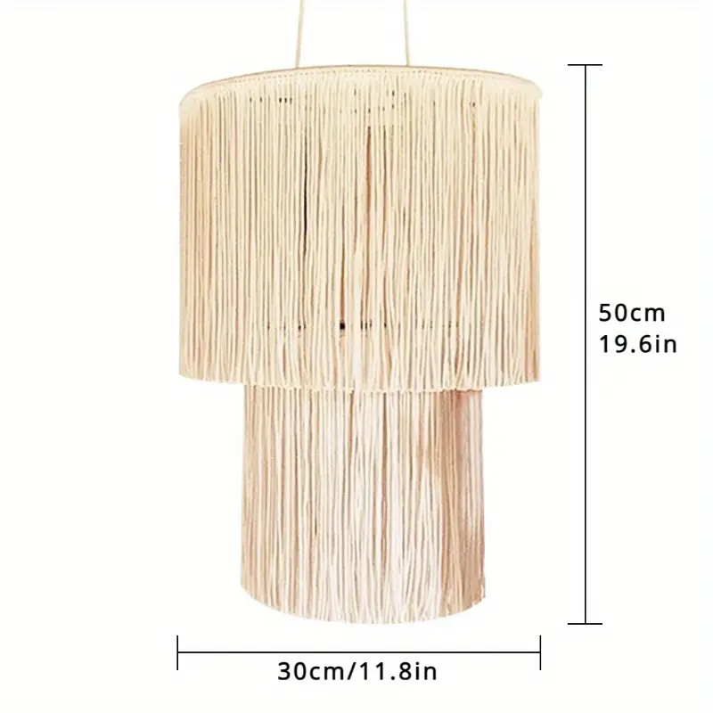 1pc Handmade Woven Tassel Tapestry For Lampshade, Bohemian Style Home Pendant Decoration With Nor... | Temu Affiliate Program