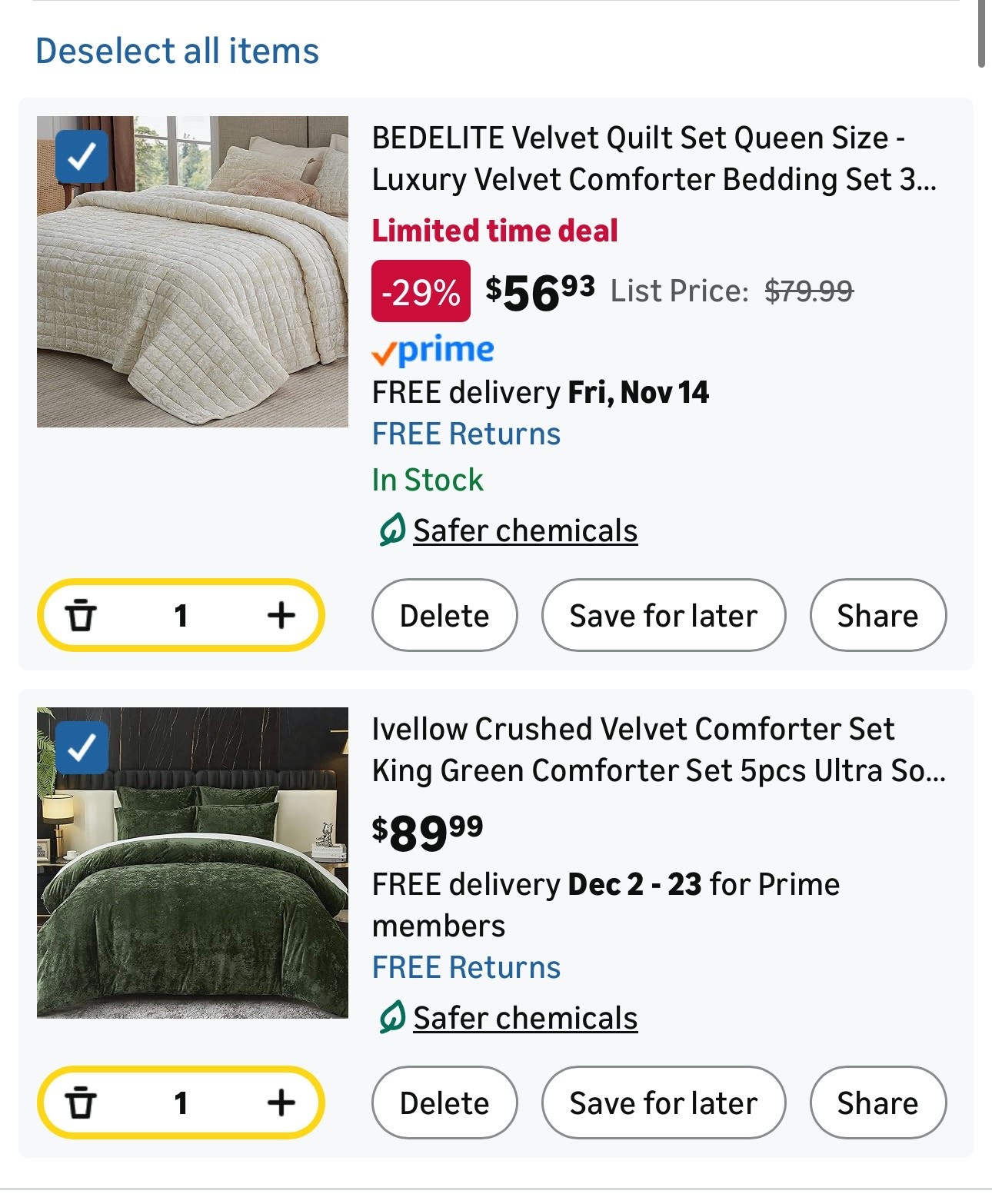 New bedding for the colder months 

#LTKSeasonal #LTKHome #LTKFindsUnder100