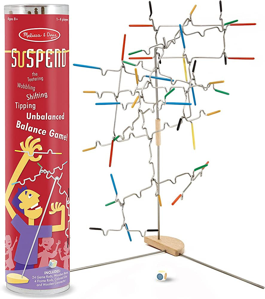 Melissa & Doug Suspend Family Game (31 pcs) - Wire Balance Game, Family Game Night Activities, Fo... | Amazon (US)