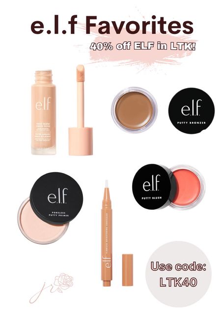 Sale alert! e.l.f is 40% off using code: LTK40 this weekend! These are some of my favorites! 

#LTKbeauty #LTKFind #LTKunder50